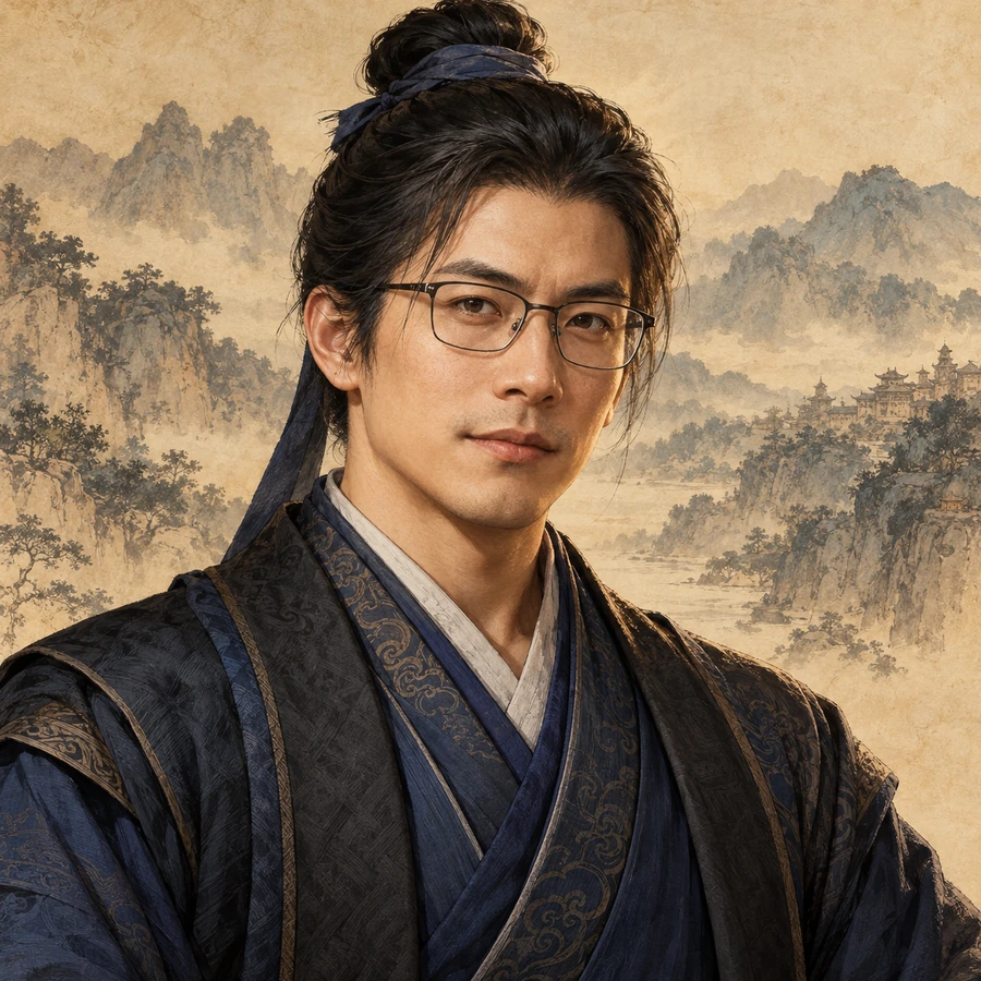 狄傑/Jay的水滸風格人物形象插畫